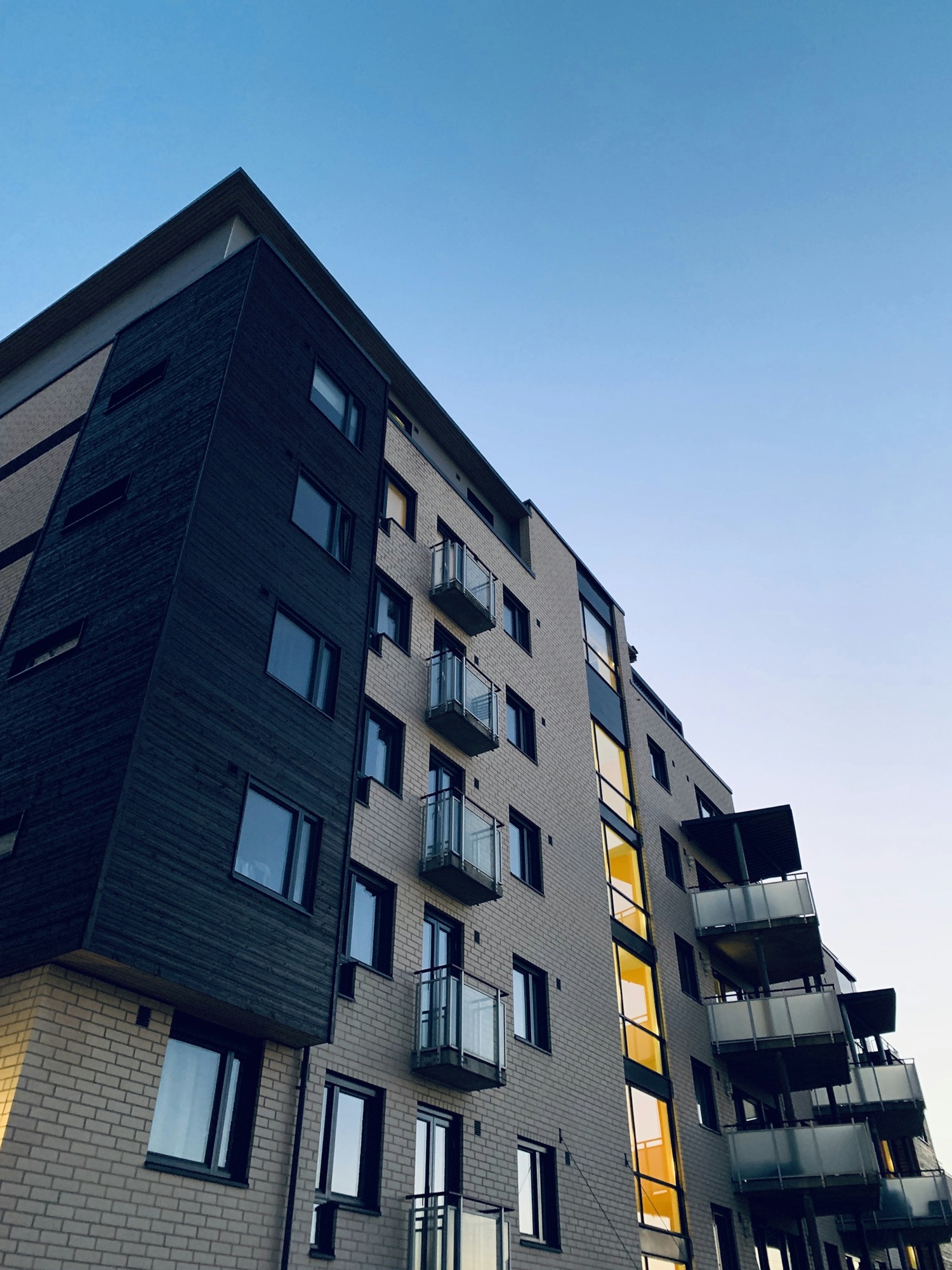 Modern residential apartment community